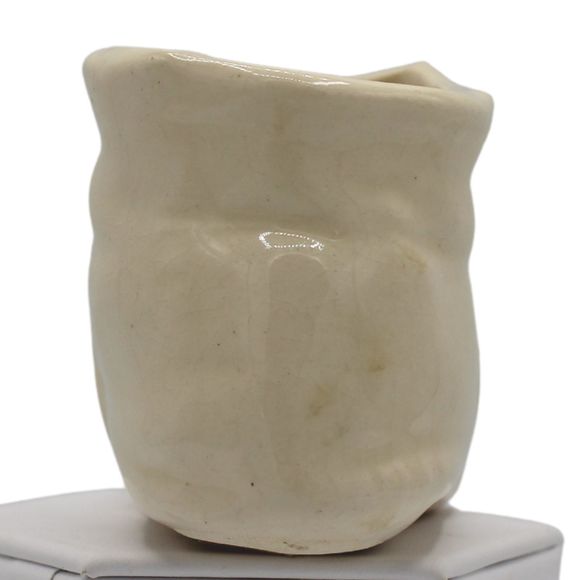 Vintage Ceramic Light Yellow Baby Shoe Succulent Planter Small Vase Keepsake - Picture 6 of 6